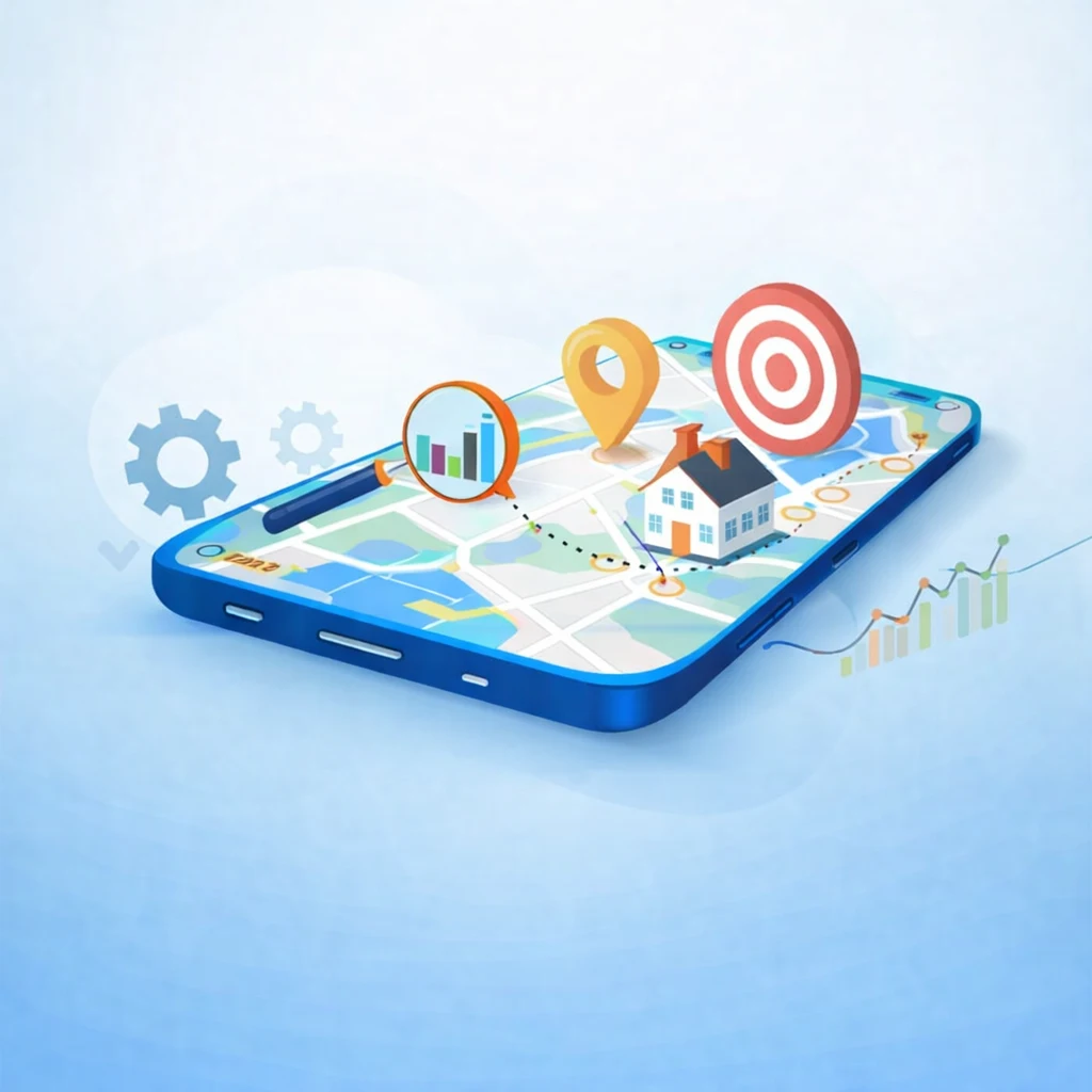 Map pack + LSA ads at top of Google search results