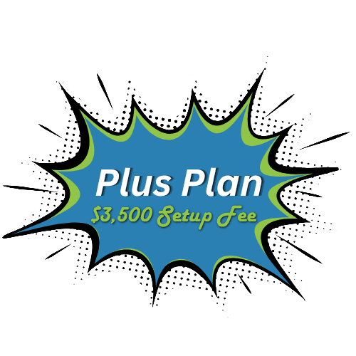 Plus Plan showing $3500 setup fee for Ad Insight Online Marketing Pricing Jonestown Tx