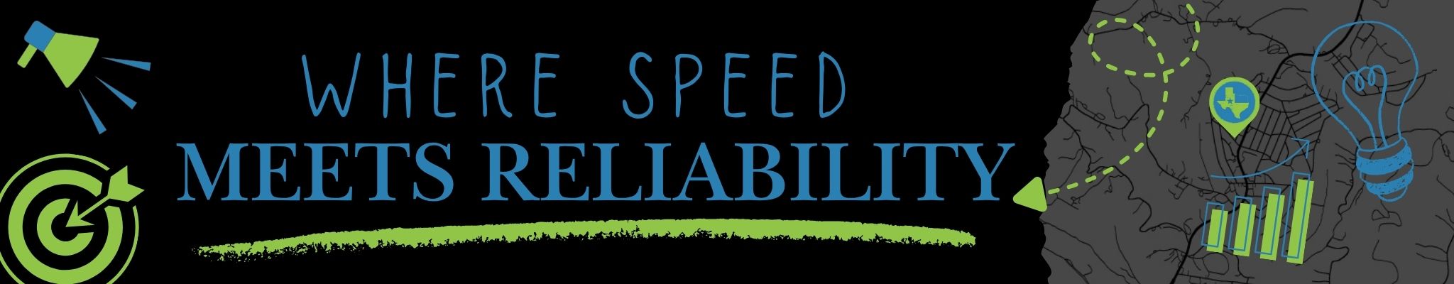 Where speed meets reliability message for website hosting Jonestown TX providing fast secure and stable hosting for business websites