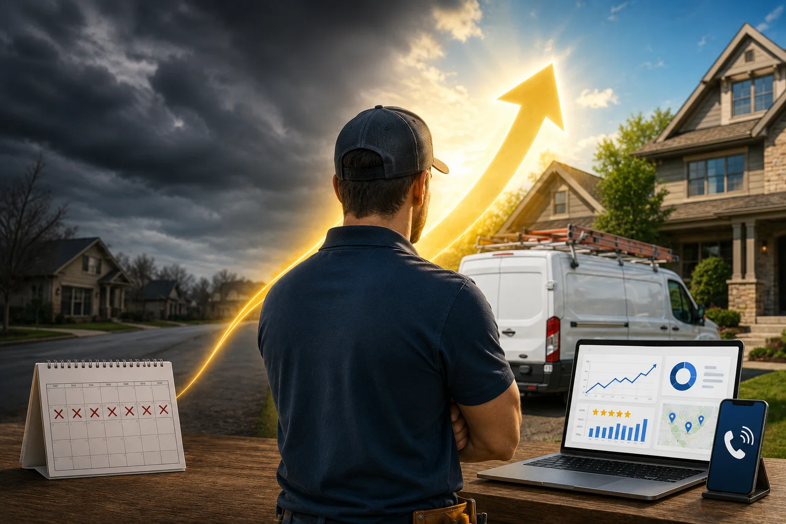Marketing system helping local service businesses stay booked year-round