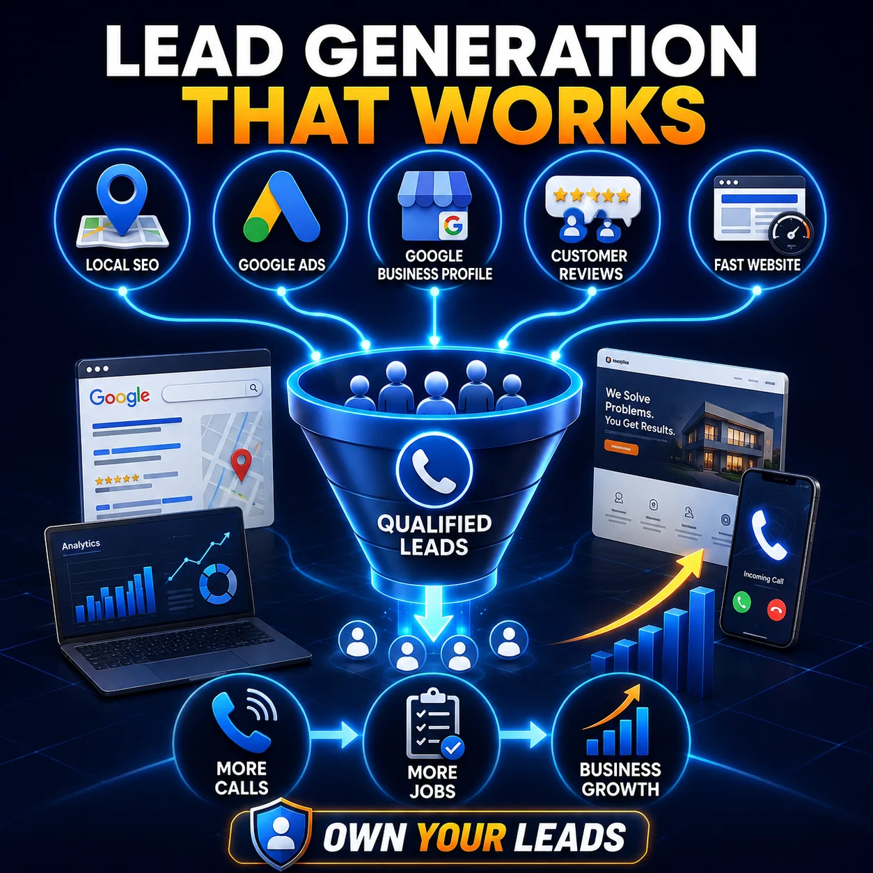 Best lead generation for service business through a complete marketing system